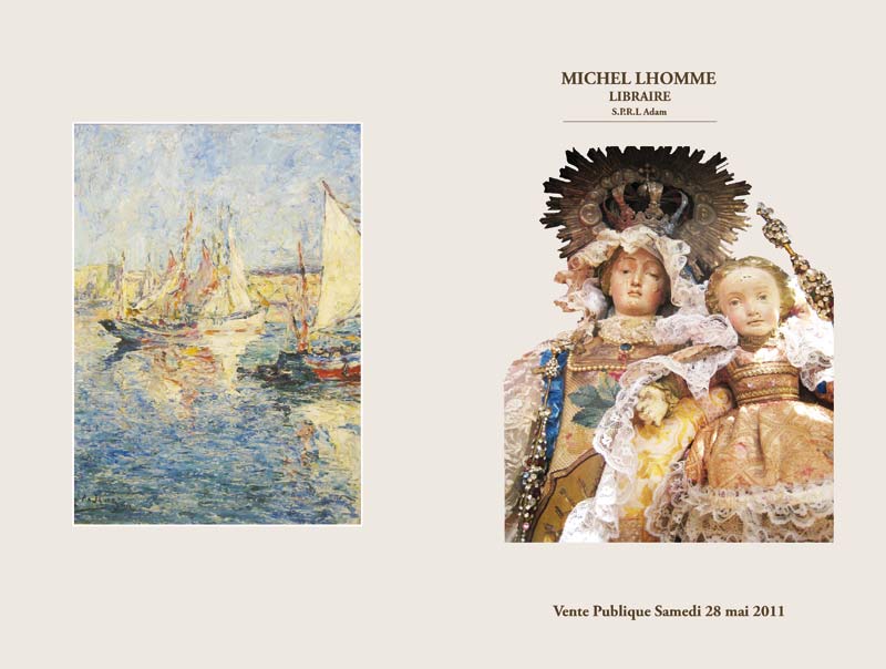 Couverture du catalogue du 28/05/2011 de la Maison Lhomme