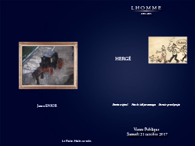 Couverture du catalogue du 21/10/2017 de la Maison Lhomme