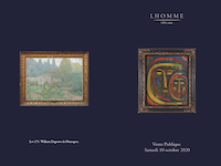 Couverture du catalogue du 10/10/2020 de la Maison Lhomme