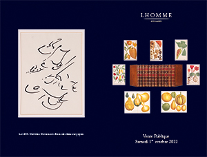 Couverture du catalogue du 01/10/2022 de la Maison Lhomme
