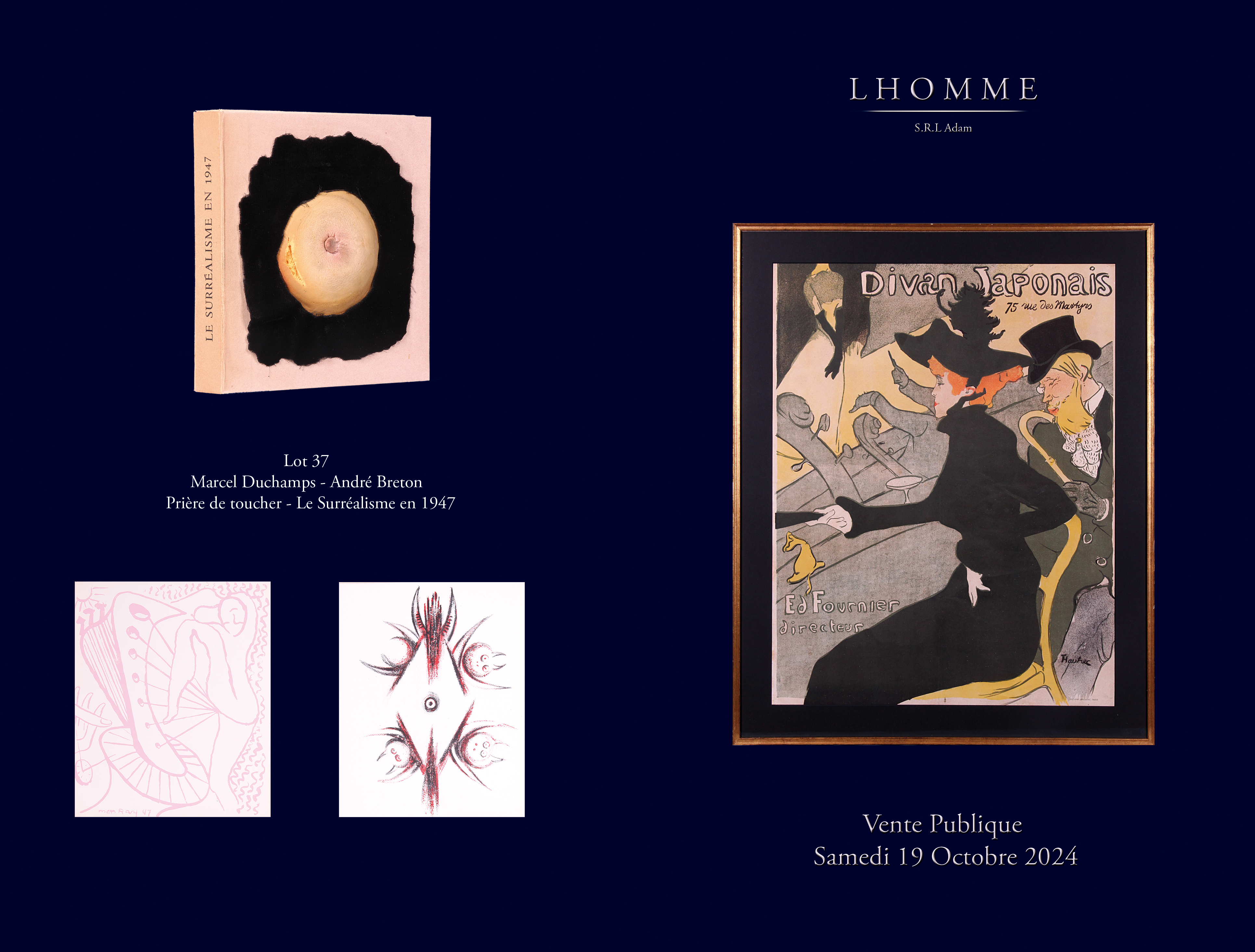 Couverture du catalogue du 19/10/2024 de la Maison Lhomme