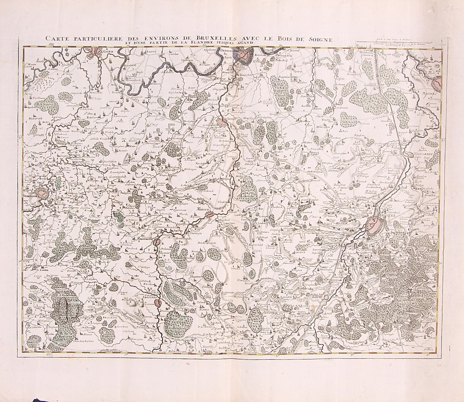 Bruxella, urbs aulicorum […]  Ens. 2 pièces.