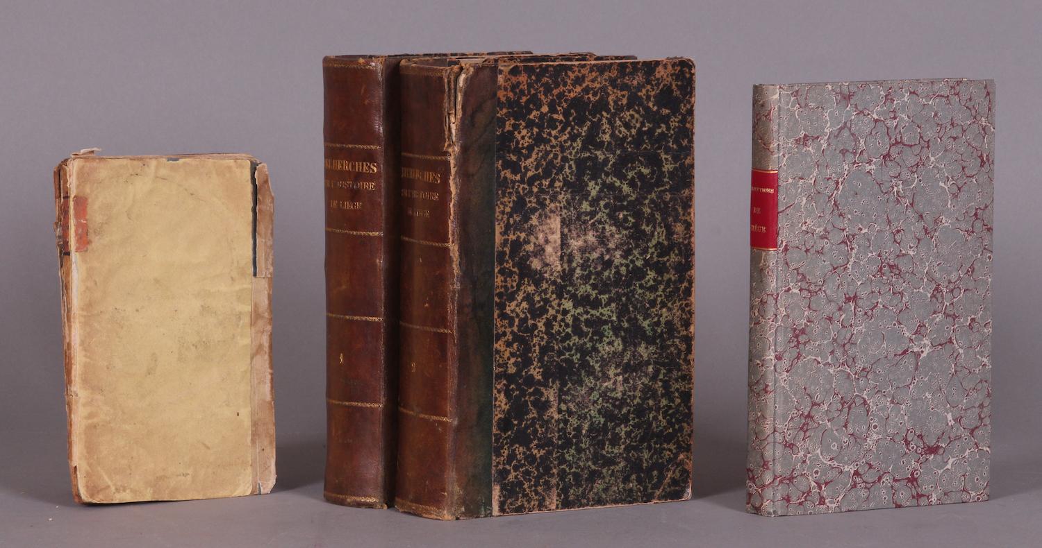Recherches sur l’histoire de la ci-devant Principauté de Liège. Ens. 4 vol.