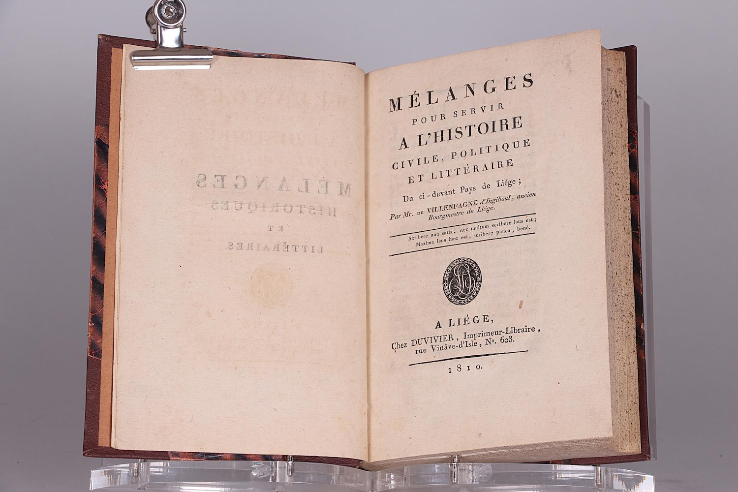 Recherches historiques, sur l