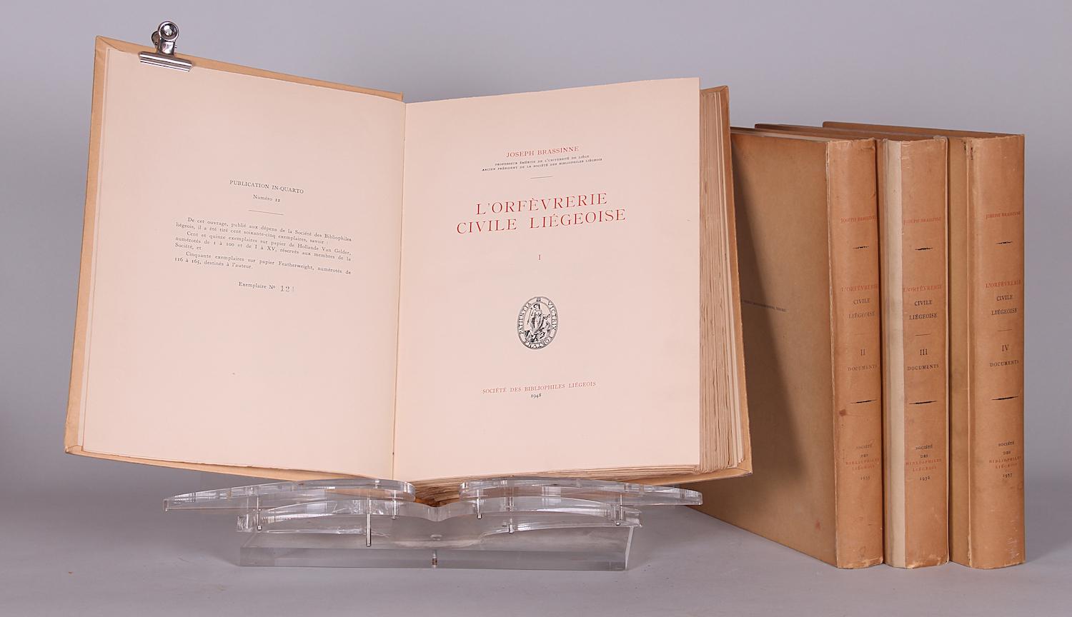 L’Orfèvrerie civile liégeoise.