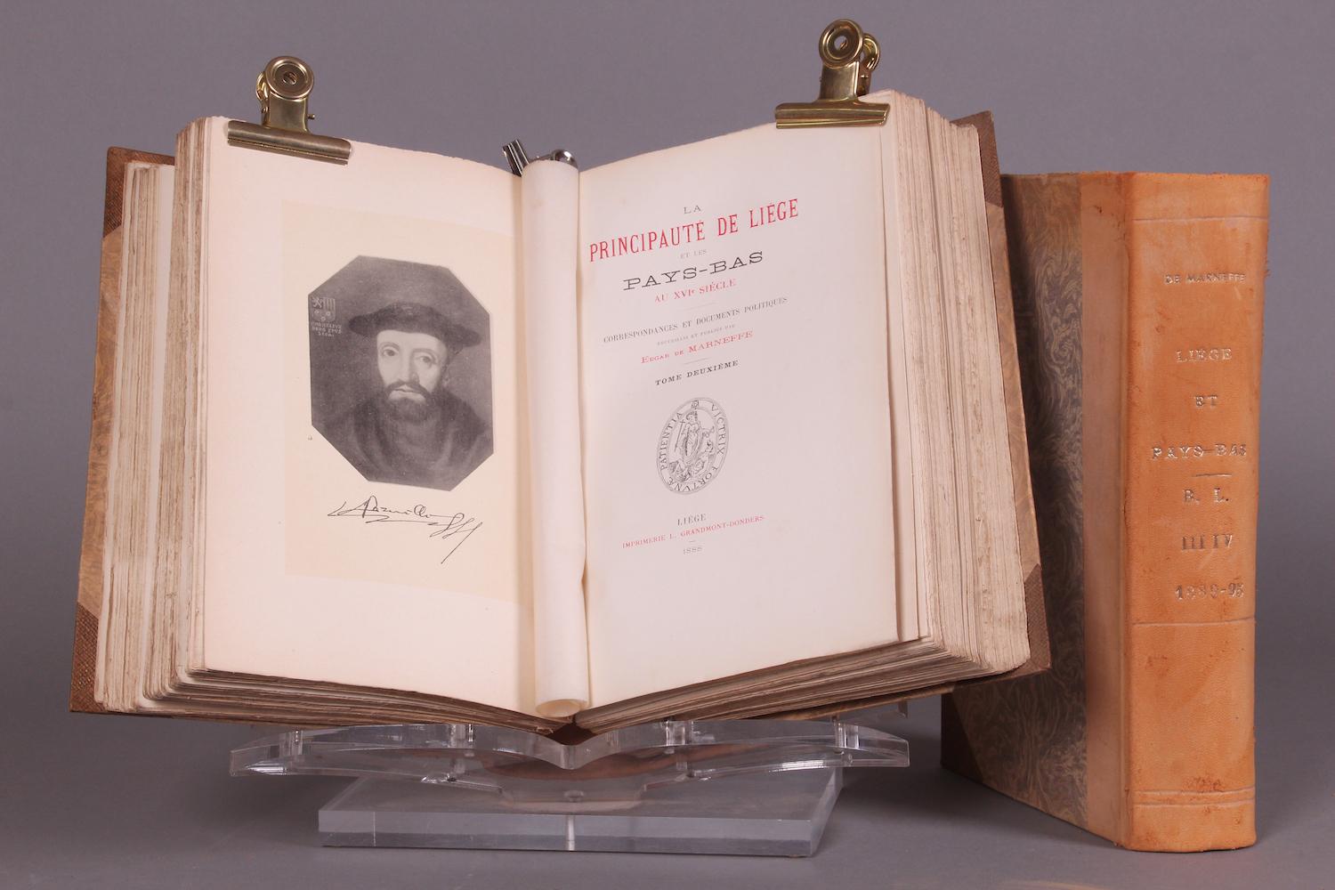 La Principauté de Liège et les Pays-Bas au XVIe siècle.
