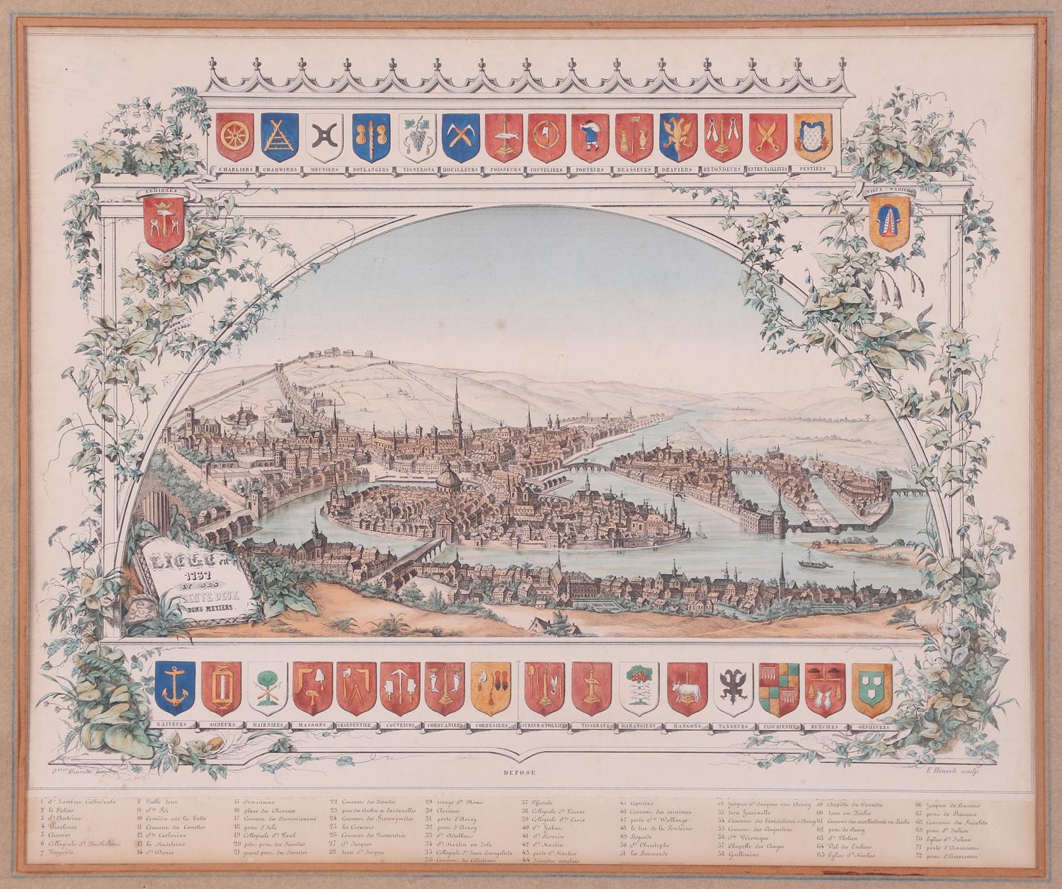 Liège en 1737 et ses trente deux bons métiers. 1852.
