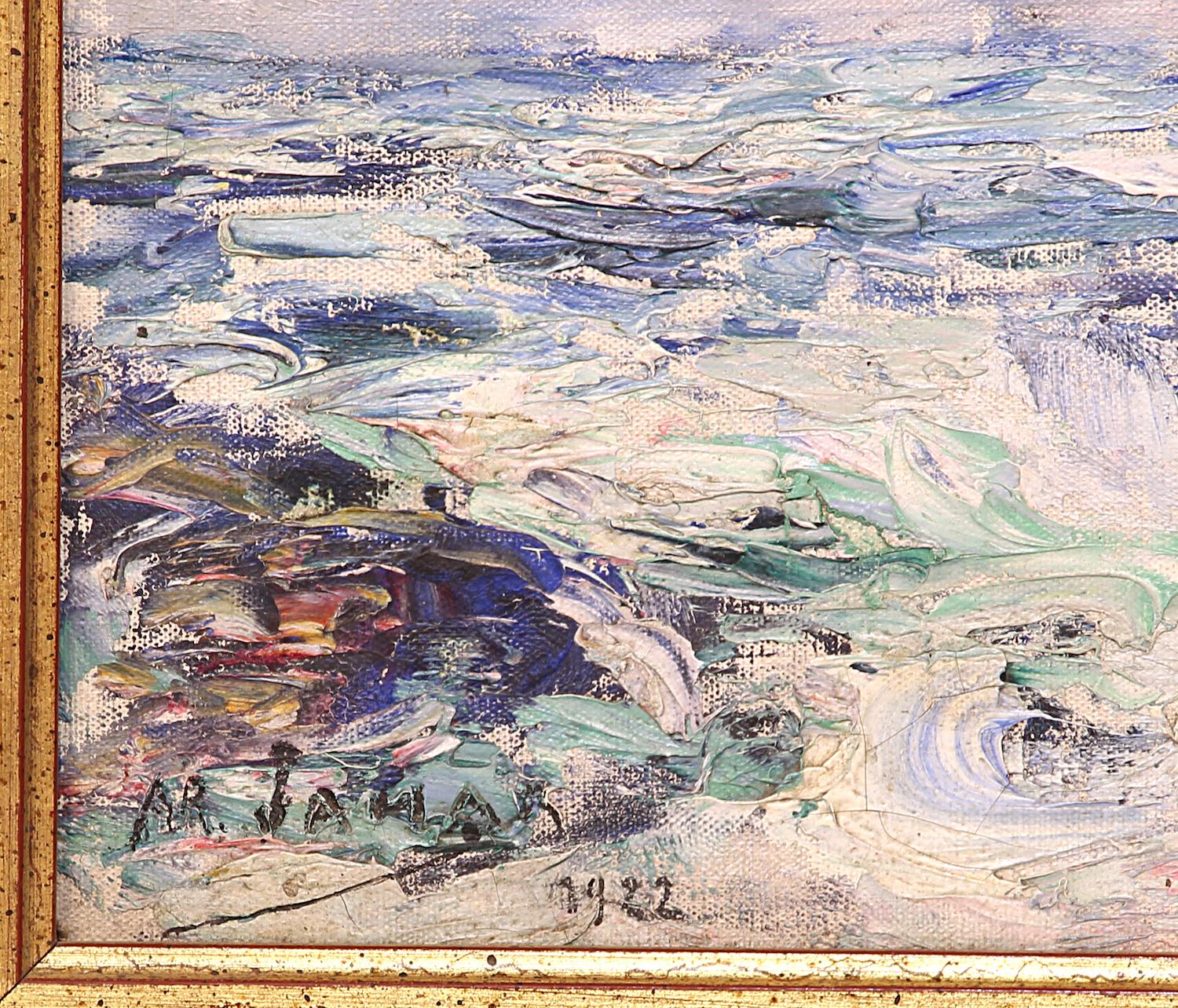 Mer agitée. 1922.