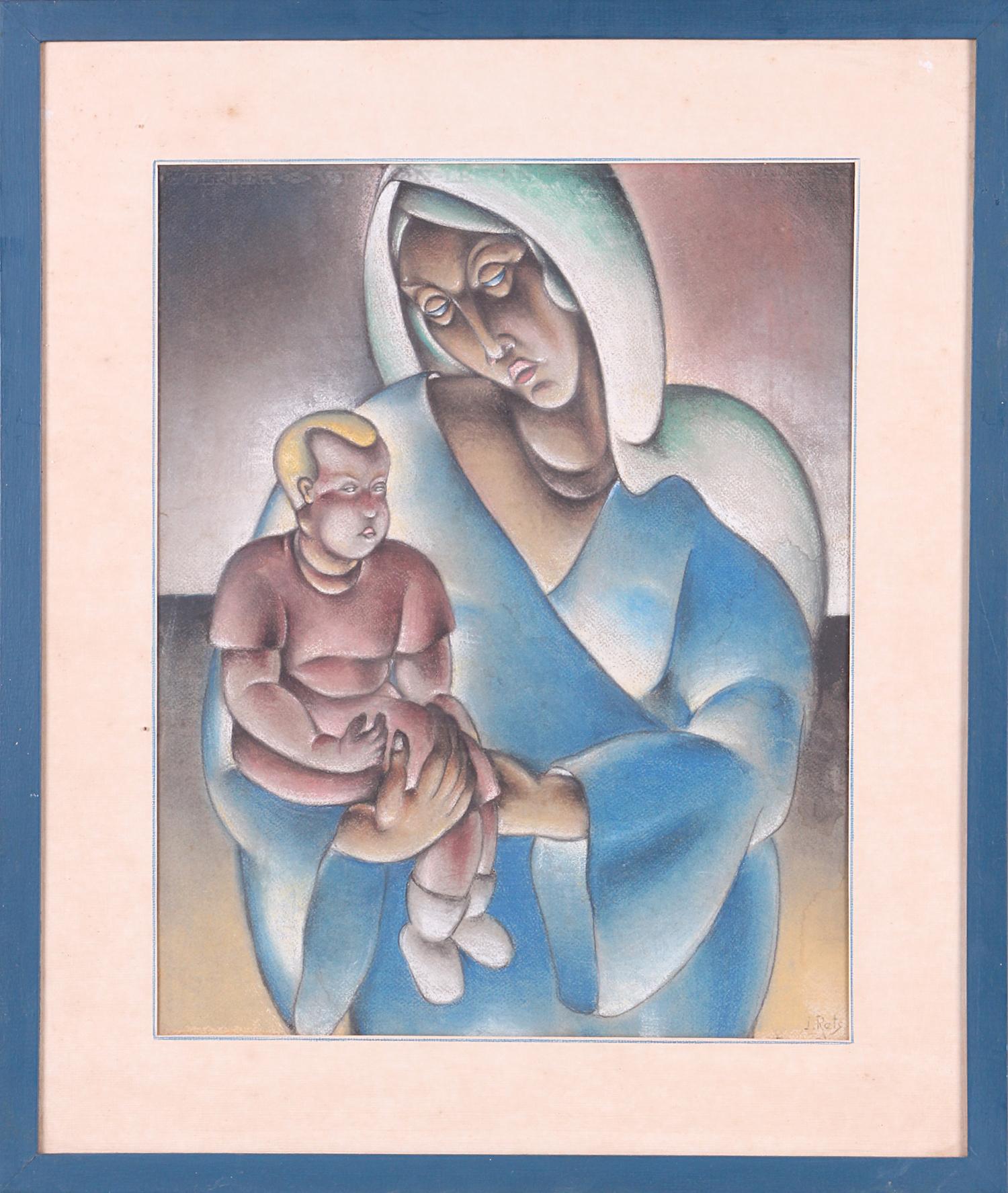 Mère à l’enfant.